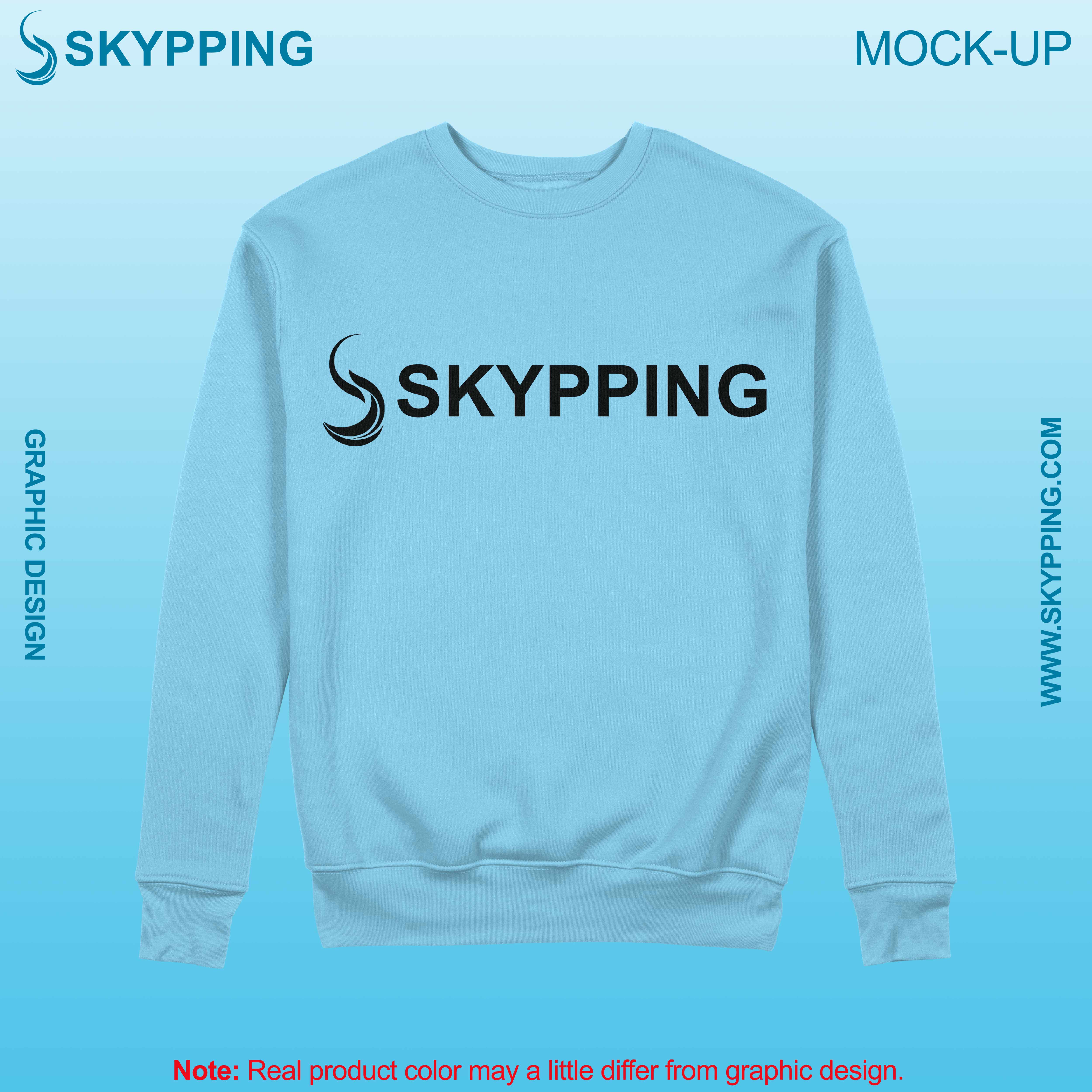 Sweatshirt with set-in style sleeve